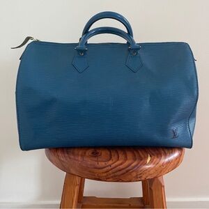 Authentic Louis Vuitton Speedy 35 in Epi Leather
